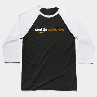 Seattle Sucks Now Baseball T-Shirt